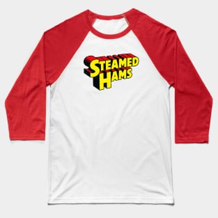 Comic Book Steamed Hams (Worn) Baseball T-Shirt